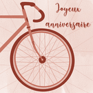 V&eacute;lo styl&eacute; pour un joyeux anniversaire